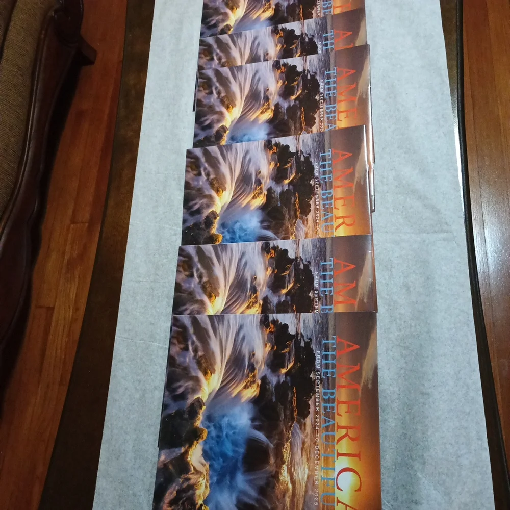 6 Wall Calendars 12 x 12 America the Beautiful 16 Months